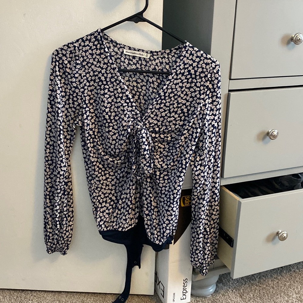 Abercrombie floral bodysuit